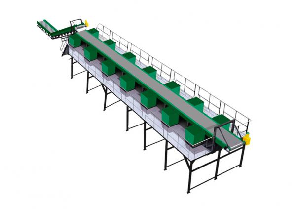 Мусоросортировочный конвейер