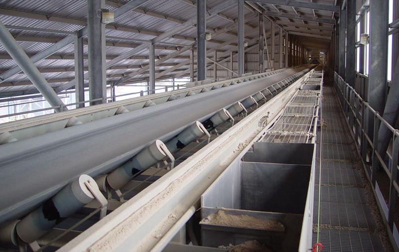 Ленточный транспортер стационарный