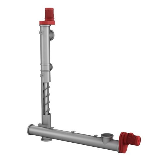 Вертикальный шнековый транспортер