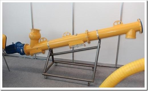 Шнековый транспортер для цемента